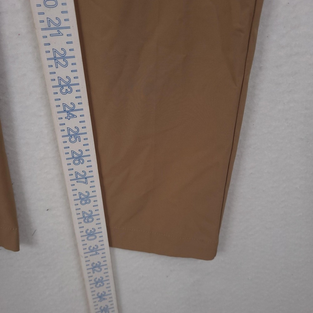 J.Lindeberg Golf Pants Mens 33x32 Beige Stretch Slim Performance Chino GMPA08535 - Picture 5 of 14